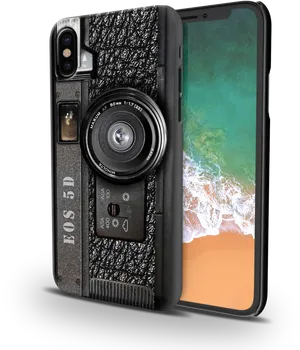 Vintage Camerai Phone Case PNG Image