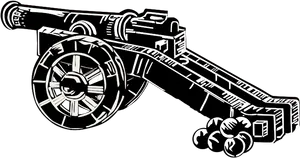 Vintage Cannon Illustration PNG Image