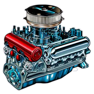 Vintage Car Engine Structure Png Jmd PNG Image