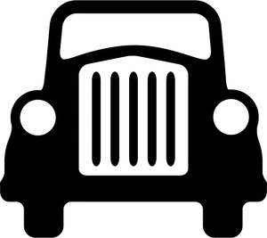 Vintage Car Front Icon PNG Image