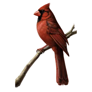 Vintage Cardinal Illustration Png Qfh PNG Image