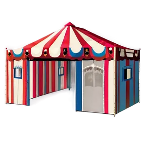 Vintage Carnival Tent Graphic Png Nyj75 PNG Image