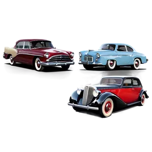 Vintage Cars Collection Png 28 PNG Image