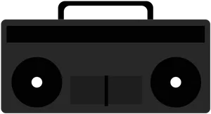 Vintage Cassette Tape Icon PNG Image