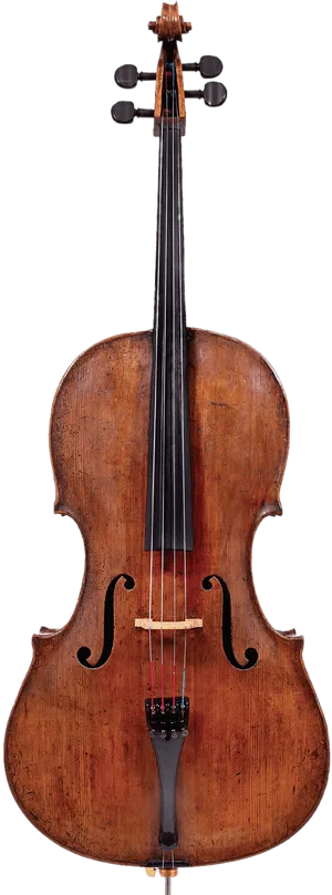 Vintage Cello Front View.png PNG Image