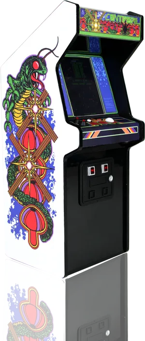 Vintage Centipede Arcade Machine PNG Image