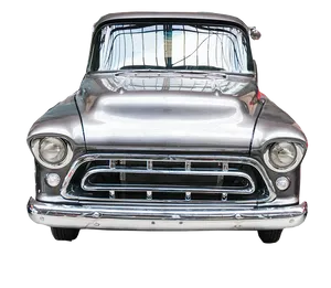 Vintage Chevy Front View.png PNG Image