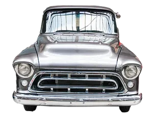 Vintage Chevy Front View PNG Image