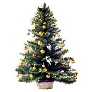 Vintage Christmas Tree Png 47 PNG Image