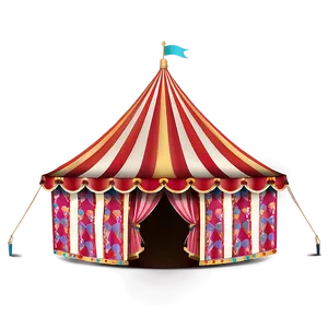 Vintage Circus Tent Design Png 06132024 PNG Image