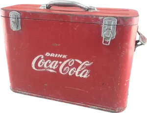 Vintage Coca Cola Cooler Image PNG Image