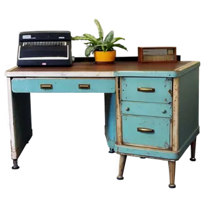 Vintage Computer Desk Png 63 PNG Image