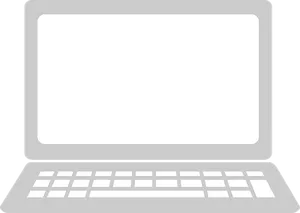 Vintage Computer Vector Illustration PNG Image