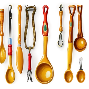 Vintage Cooking Utensils Png 6 PNG Image