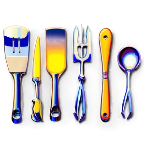 Vintage Cooking Utensils Png Kth41 PNG Image