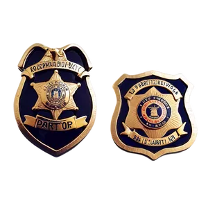 Vintage Cop Badge Art Png 93 PNG Image