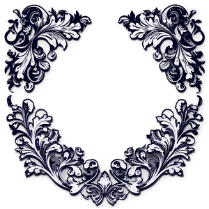 Vintage Corner Flourish Png 26 PNG Image