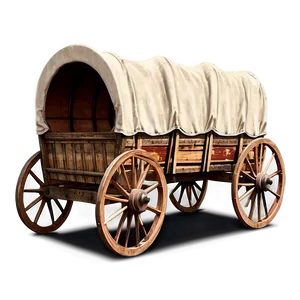 Vintage Covered Wagon Art Png 16 PNG Image