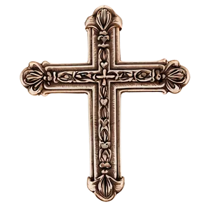 Vintage Cross Outline Png Hyq30 PNG Image