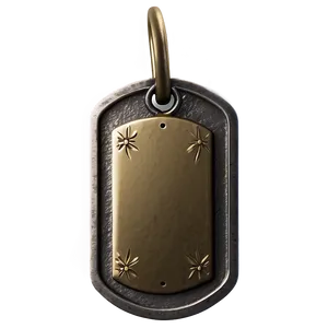 Vintage Dog Tag Picture Png Urp PNG Image