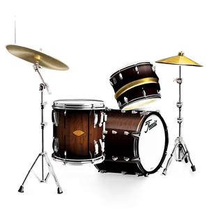 Vintage Drum Kit Png 1 PNG Image