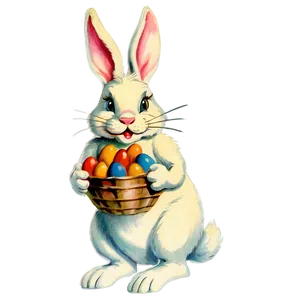 Vintage Easter Bunny Png 05232024 PNG Image