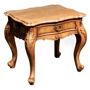 Vintage End Table Png Kmo74 PNG Image