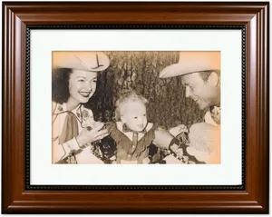 Vintage Family Portraitin Love Frame PNG Image