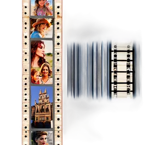 Vintage Film Photo Strip Png Ckc88 PNG Image