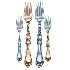 Vintage Fork Png Kjs34 PNG Image