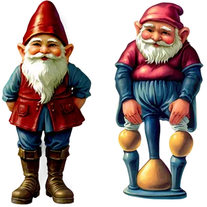 Vintage Garden Gnome Png 06132024 PNG Image