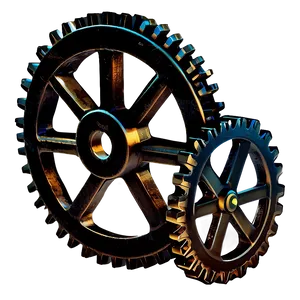 Vintage Gears Png 70 PNG Image