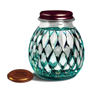 Vintage Glass Jar Design Png Qax89 PNG Image