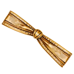 Vintage Gold Bow Png 52 PNG Image