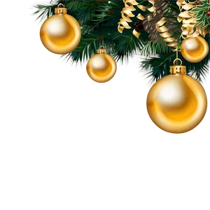 Vintage Gold Christmas Sphere Png Ooi66 PNG Image