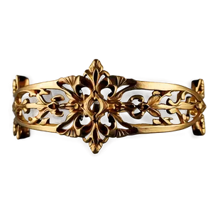 Vintage Gold Trim Detail Png Wsj PNG Image