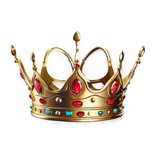 Vintage Golden Crown Png Tis81 PNG Image