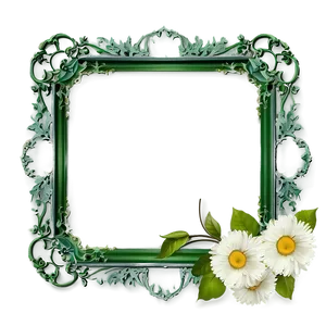 Vintage Green Frame Png 06262024 PNG Image