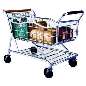 Vintage Grocery Cart Png Sdx PNG Image