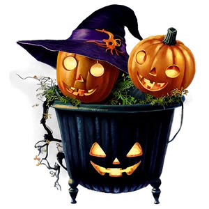 Vintage Halloween Decor Png 06212024 PNG Image