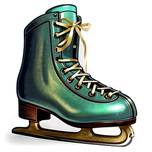 Vintage Ice Skates Png Kup PNG Image