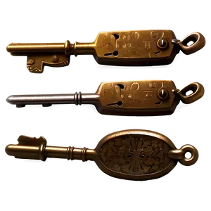 Vintage Keys Png 05242024 PNG Image