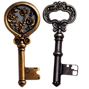 Vintage Keys Png 76 PNG Image
