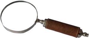 Vintage Magnifying Glass PNG Image