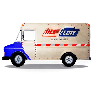 Vintage Mail Truck Design Png 06282024 PNG Image