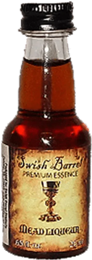 Vintage Mead Liqueur Essence Bottle PNG