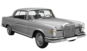 Vintage Mercedes Benz Coupe PNG Image