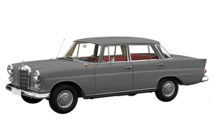 Vintage Mercedes Benz Sedan PNG Image