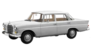 Vintage Mercedes Benz Sedan PNG Image