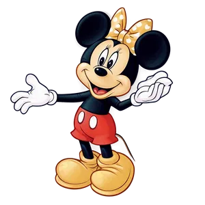 Vintage Mickey And Minnie Png Bol PNG Image